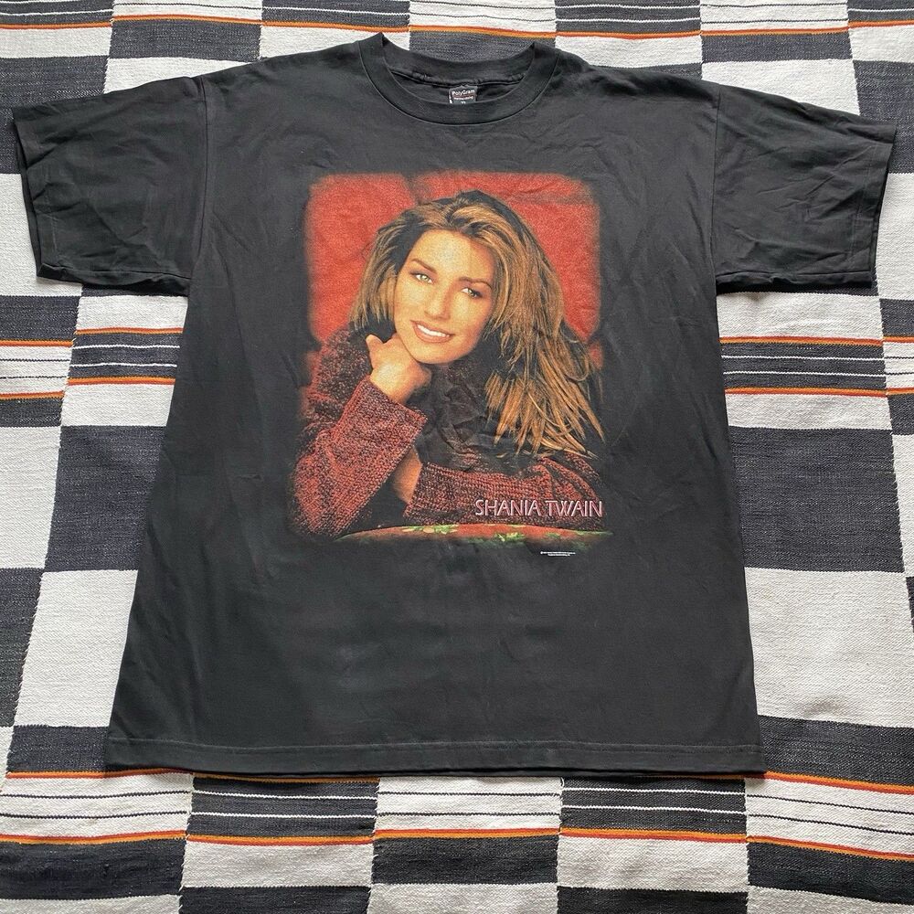 Vintage 1996 Shania Twain Country Music Tour T-Shirt Polygram XL Made in USA